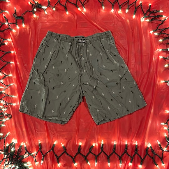 Gray Polo Shorts - Picture 2 of 2